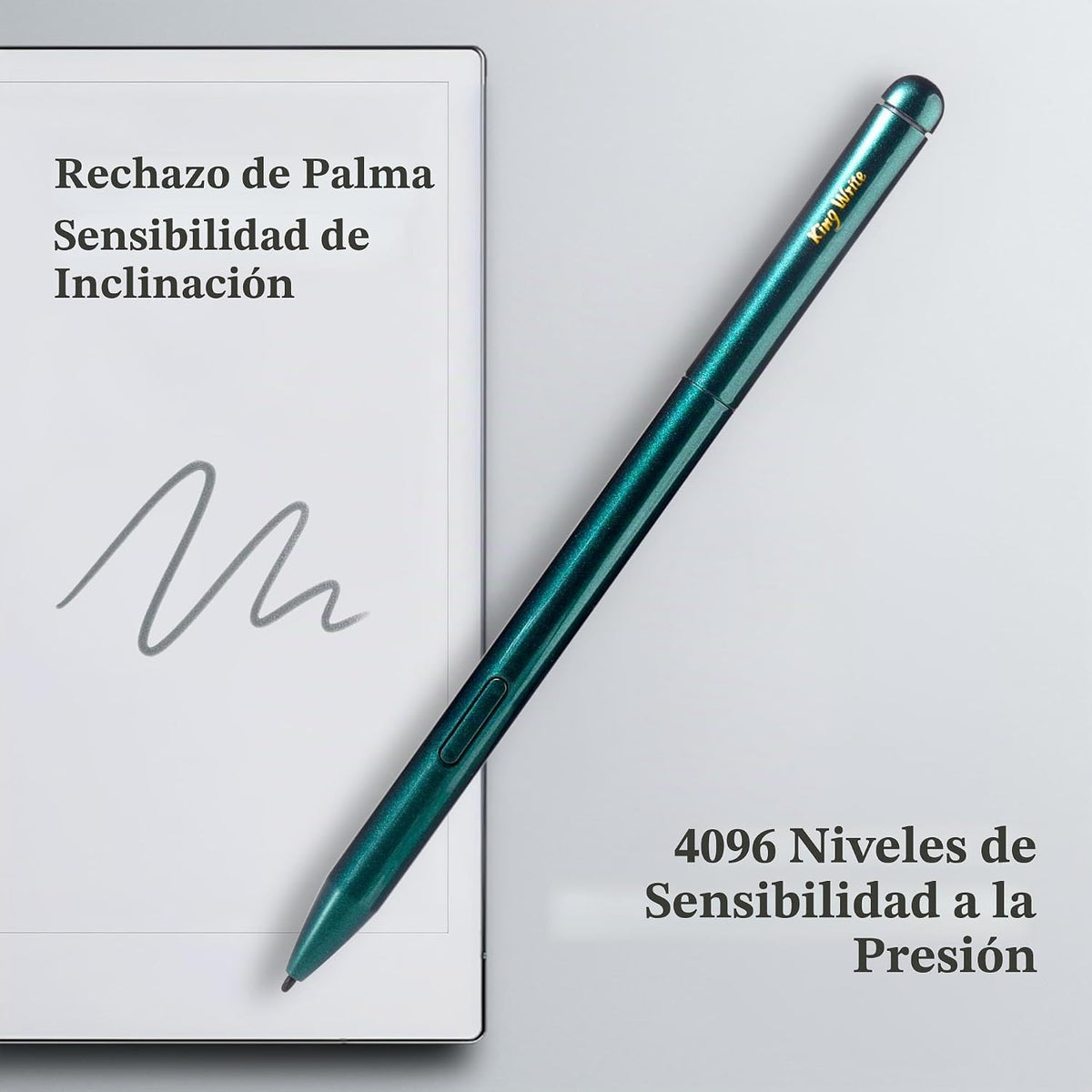 King Write MR05 EMR Stylus para Kindle Scribe\/Remarkable 2 con bor...