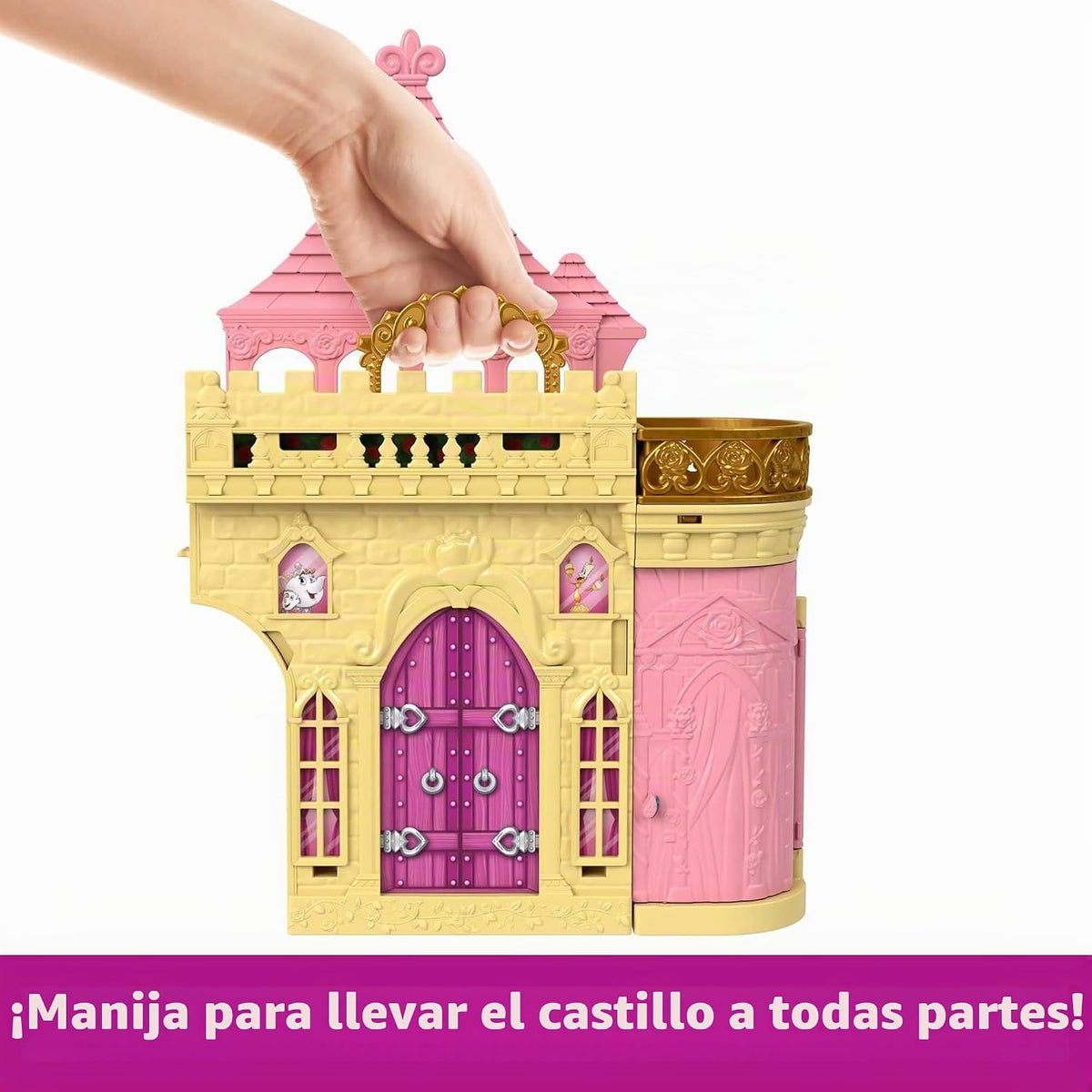 Mattel Juguetes de Princesas Disney, juegos apilables para la hora...