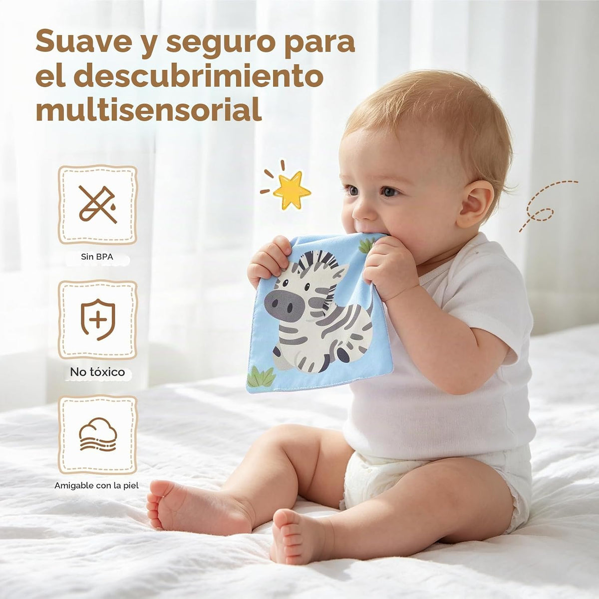 KILGICO Juguete de Caja de Pañuelos para Bebés de 6-12 Meses - Jugu...