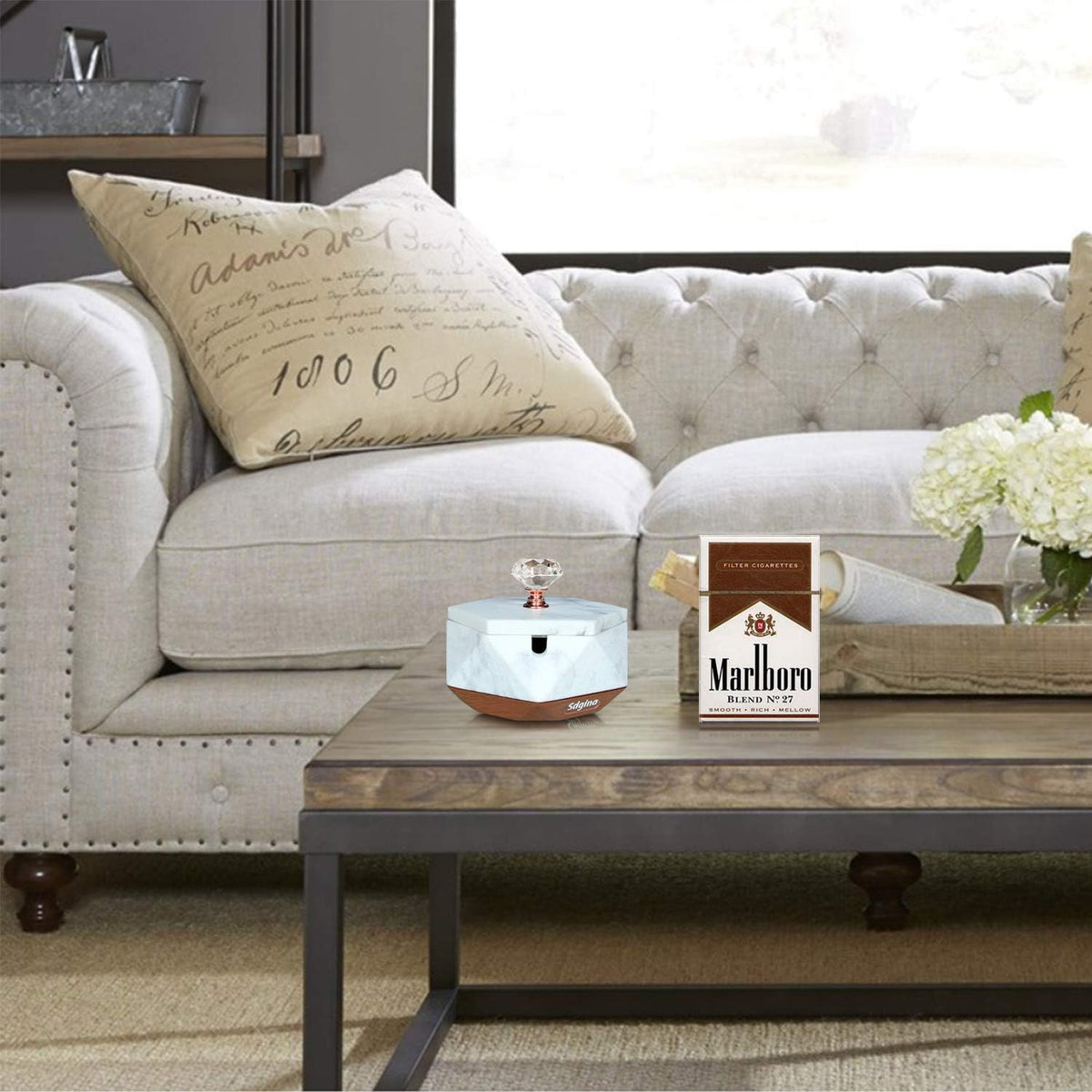 J JHOUSELIFESTYLE Cenicero para malas hierbas \u2013 Cenicero al ai...
