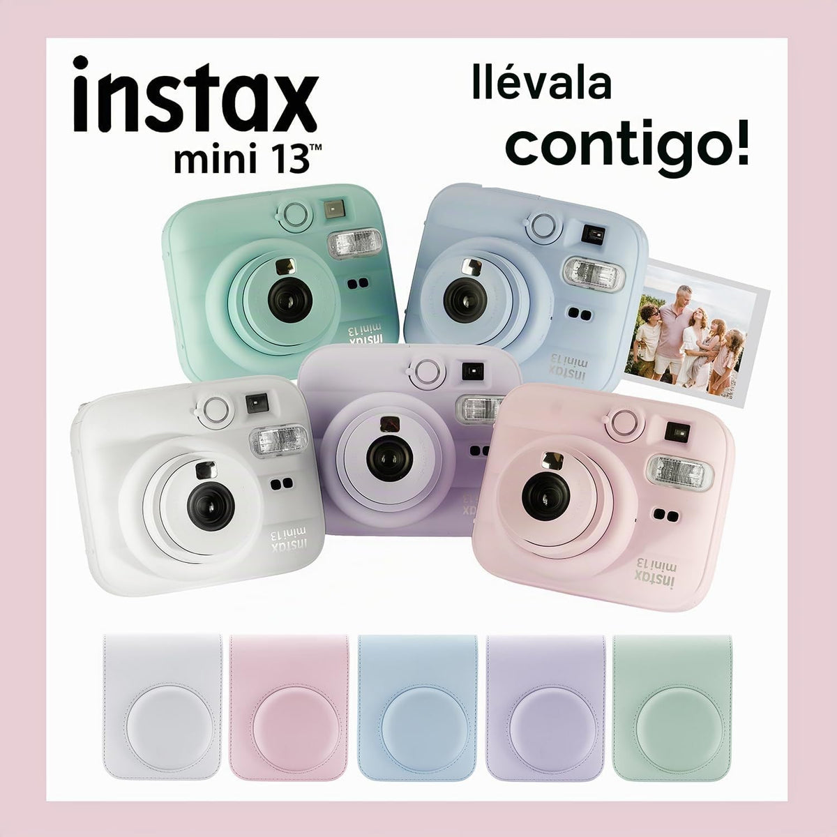Fujifilm Instax Mini 13 Cámara Instantánea 60 Películas y Accesorio...