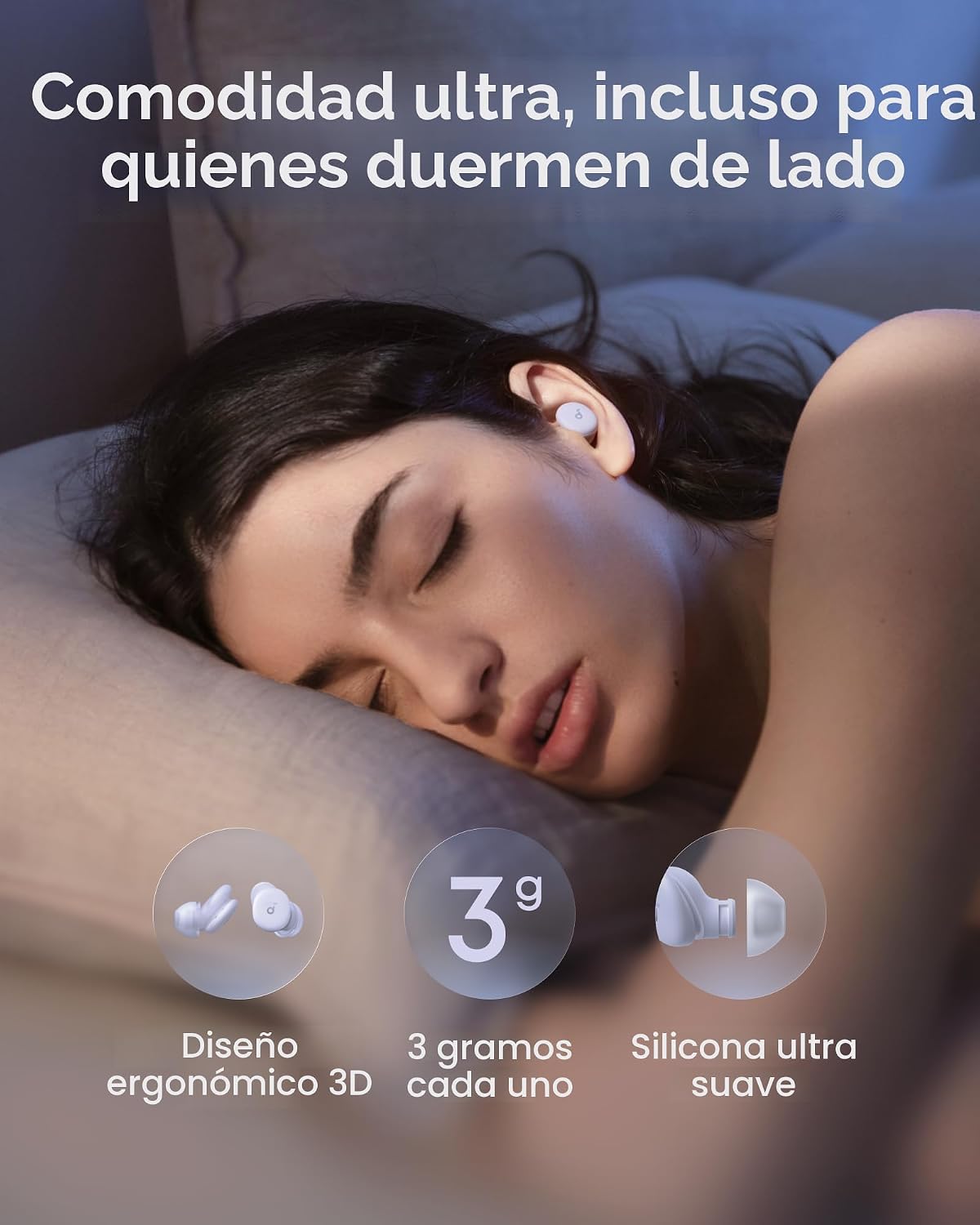 Soundcore Sleep A30 Special de Anker, auriculares para dormir, ANC,...