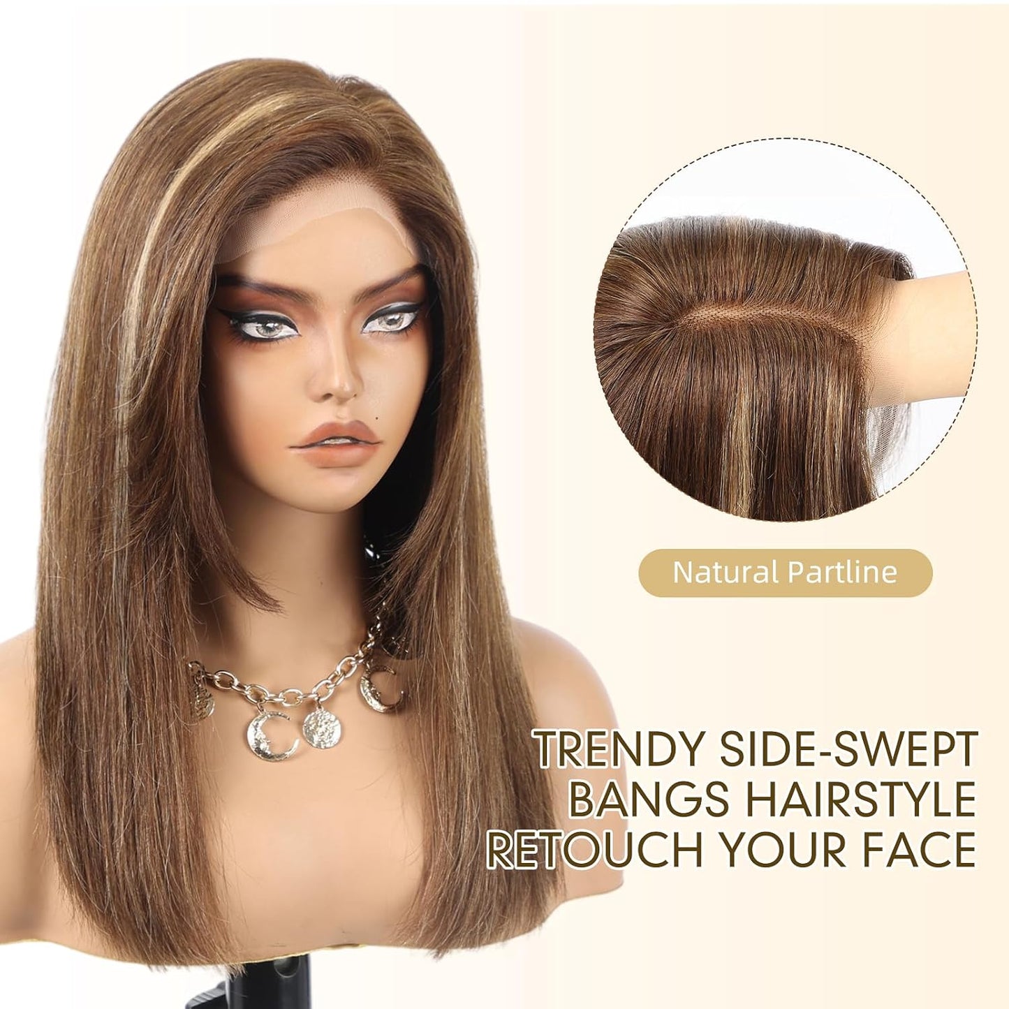 Wear but free KKU Pelucas de cabello 100% humano para mujer, peluca...