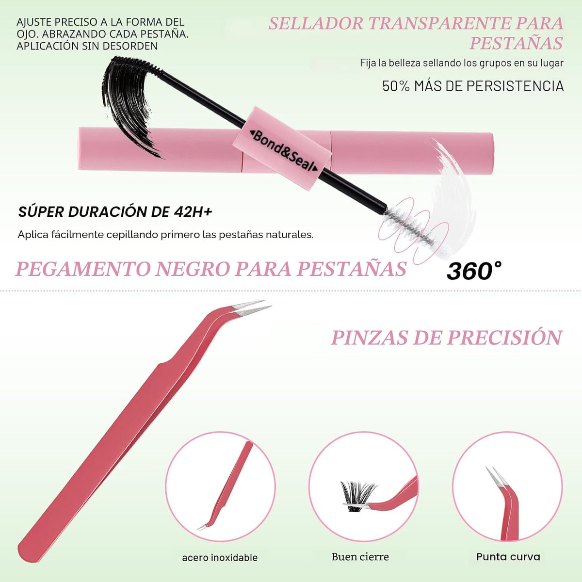 Kit de racimos de pestañas para principiantes Kit de racimos de pes...