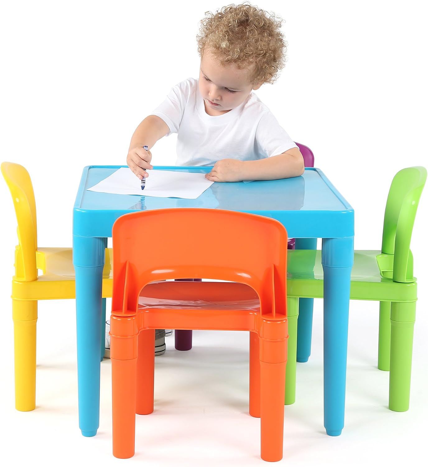 Humble Crew Juego de mesa y silla para niños, interior y exterior,...