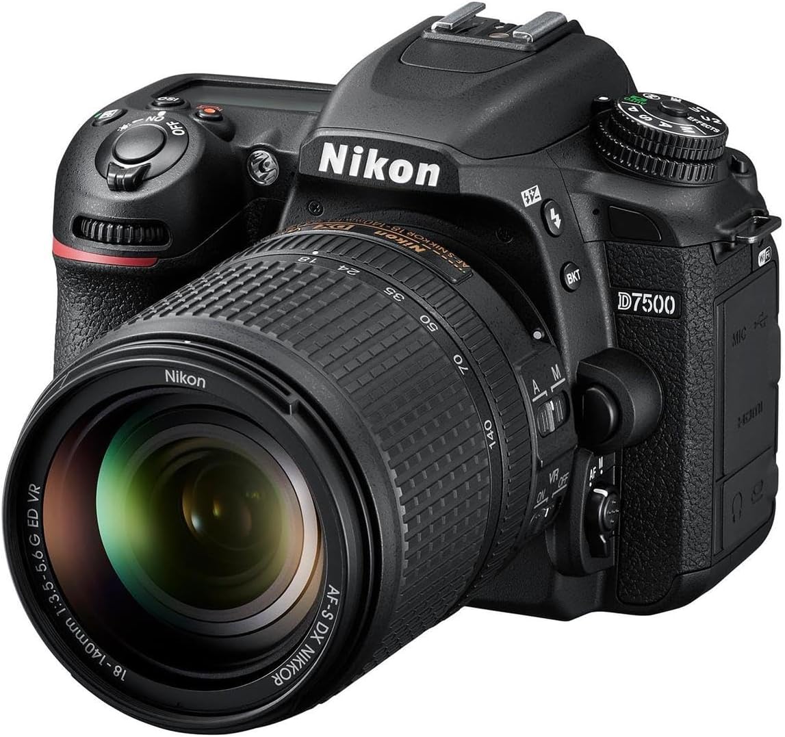 Nikon D7500 Cámara DSLR de 20.9MP con lente AF-S DX NIKKOR 18-140mm...