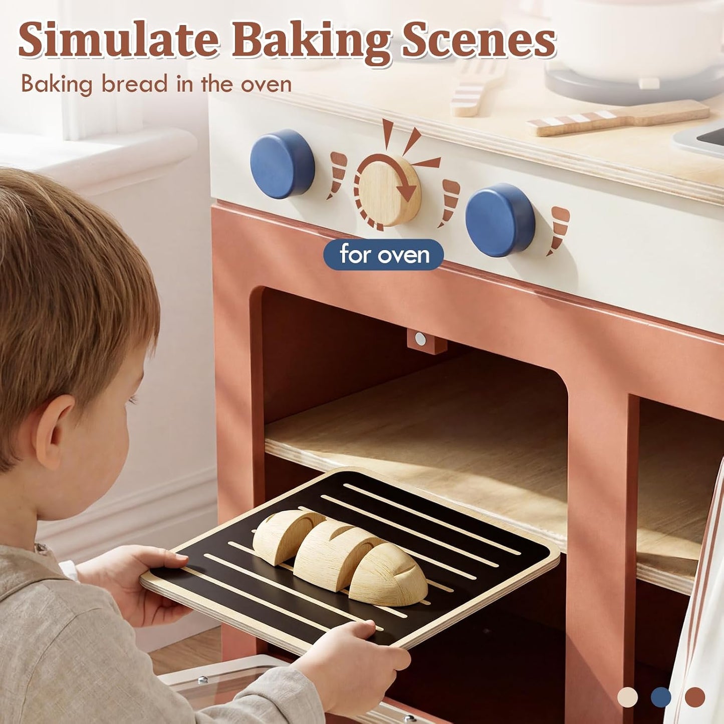Lehoo Castle Juego de Cocina Infantil para Niños Pequeños de 1 a 3...