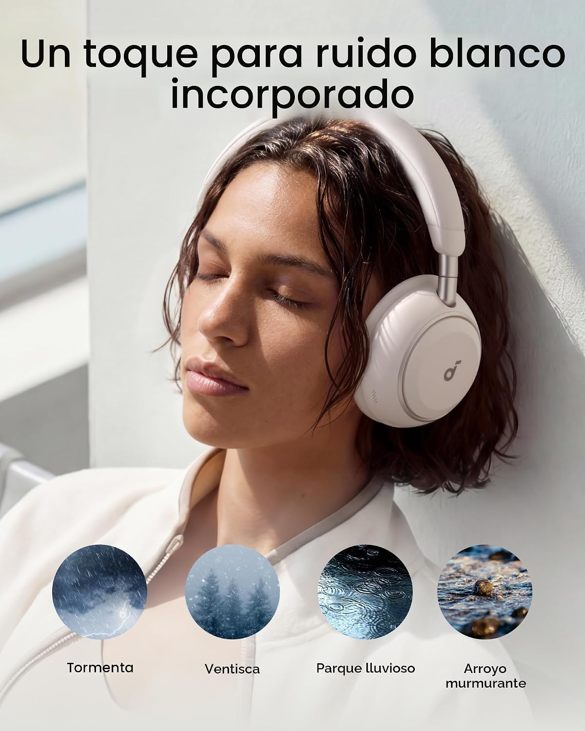 Soundcore Space 2 by Anker, auriculares con cancelación activa de r...