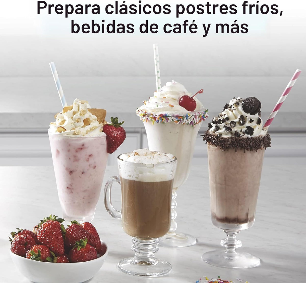 Mezclador de bebidas Hamilton Beach clásico, Blanco