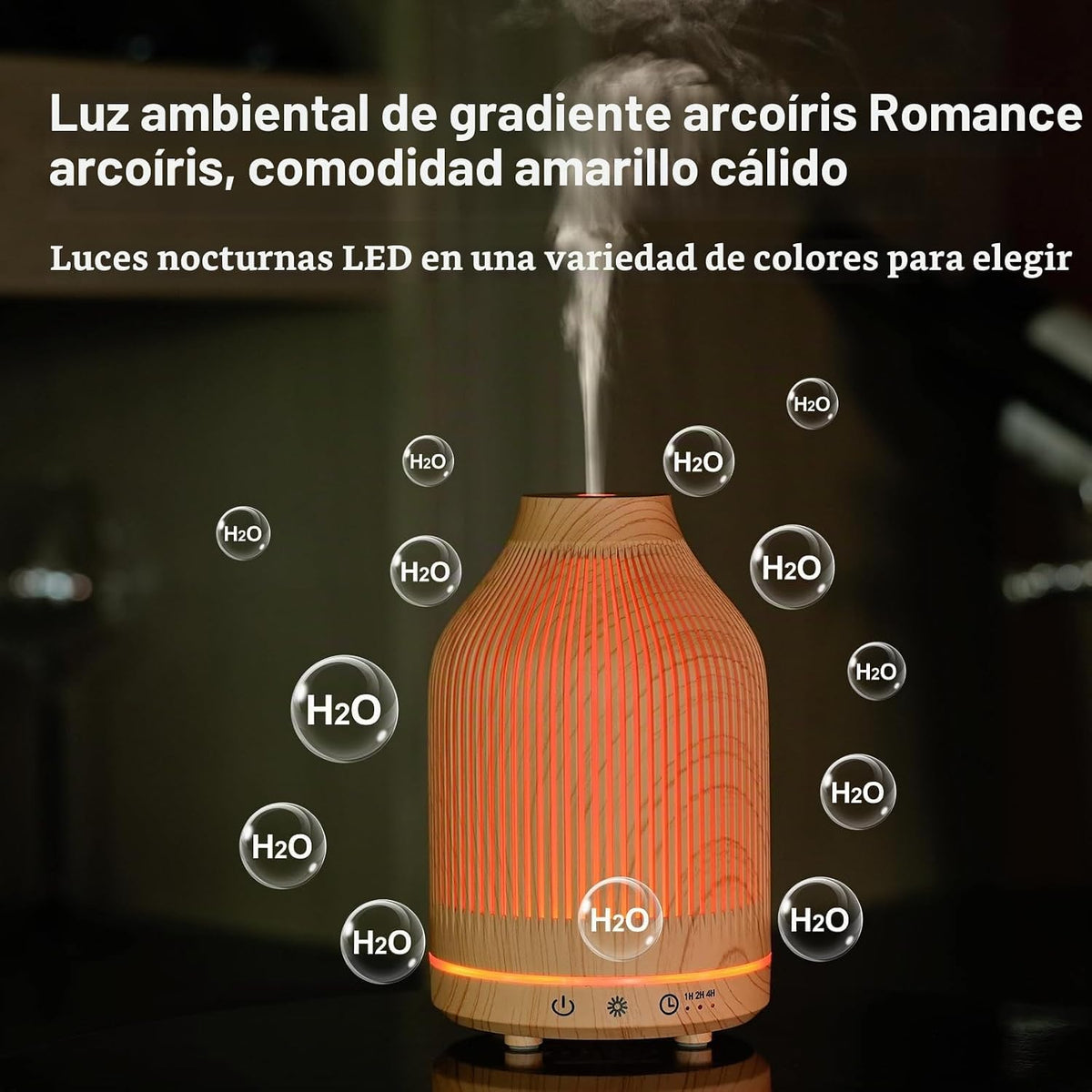 Diffuserlove Difusor de aceite esencial, humidificador de aroma peq...