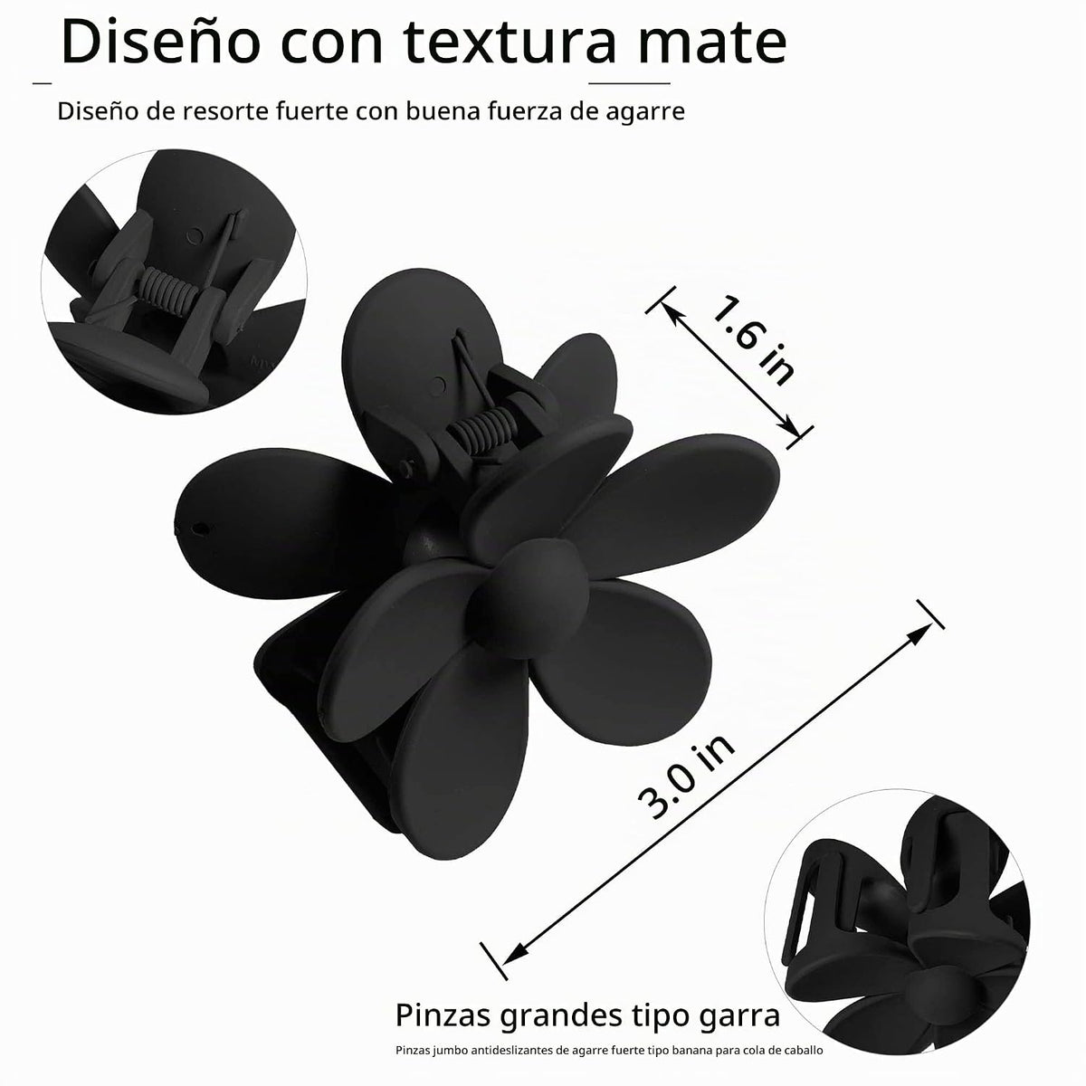 OWIIZI Pinza de Pelo, Pinzas Grandes para Cabello Grueso, Pinzas de...