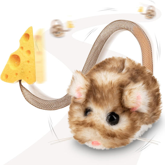 Migipaws MigiMouse - Juguete interactivo para gatos de 360° con col...