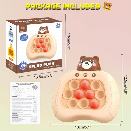 Juegos de Pulsación Rápida Lesipee, Consola de Juego de Mano, Conso...
