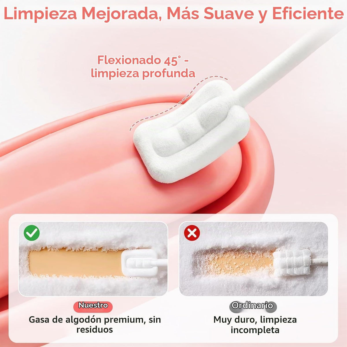 Limpiador de lengua para bebés, cepillo de dientes para recién naci...