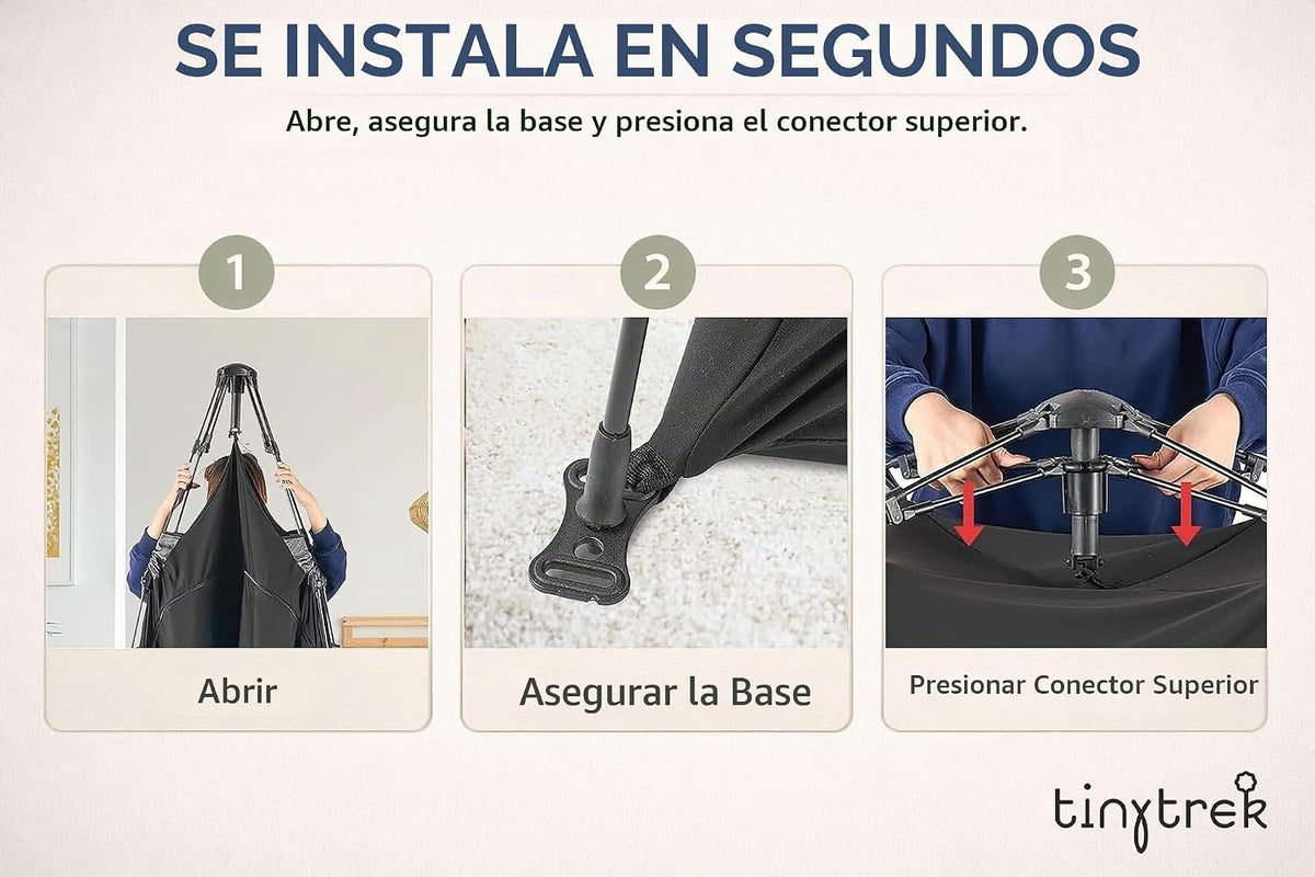 Tiny Trek Funda opaca Pack and Play, cubierta de tienda de campaña...