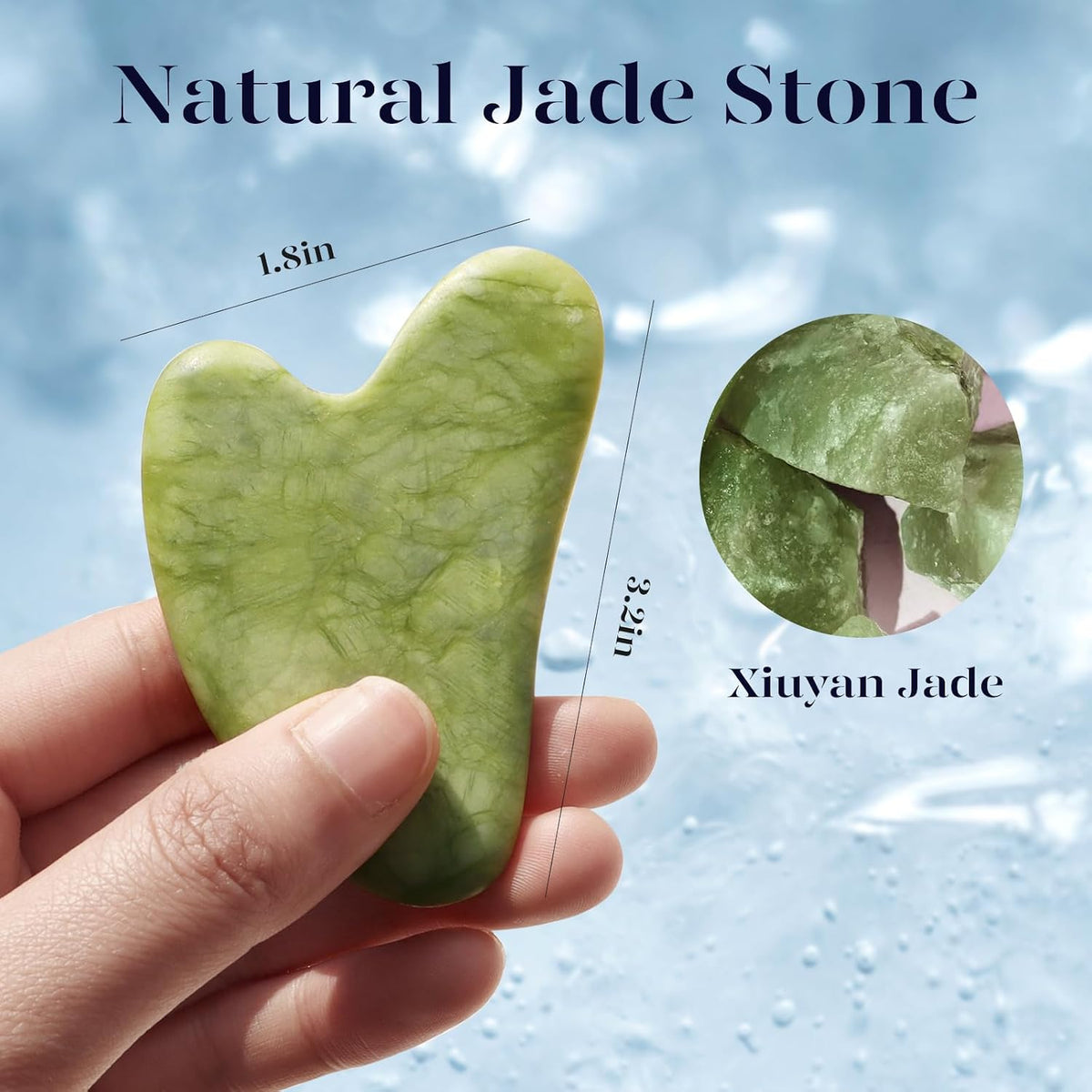 BAIMEI IcyMe - Rodillo de hielo para cara y gua sha, alivio de migr...