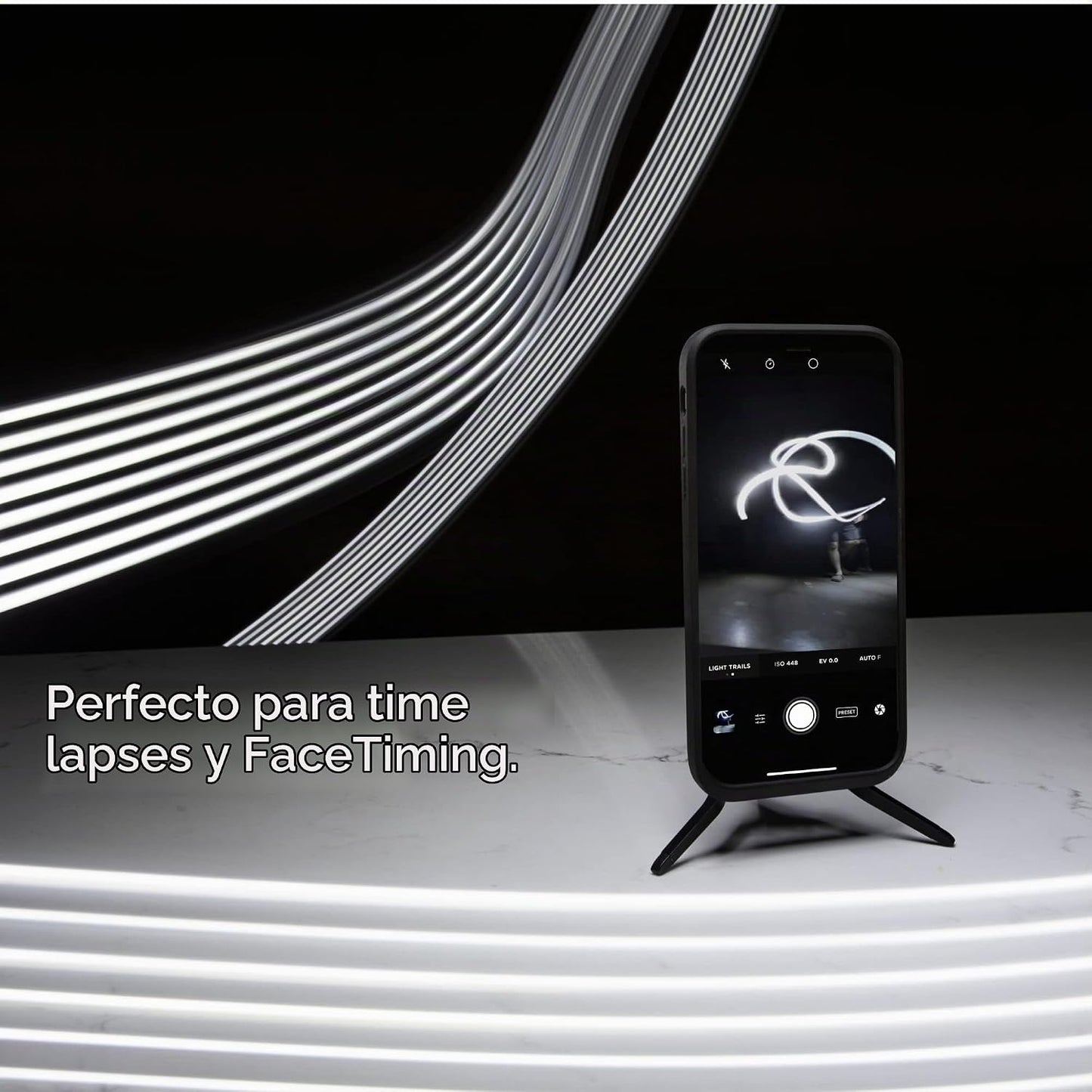 Peak Design Trípode móvil, negro, diseño compacto, portátil y apto...