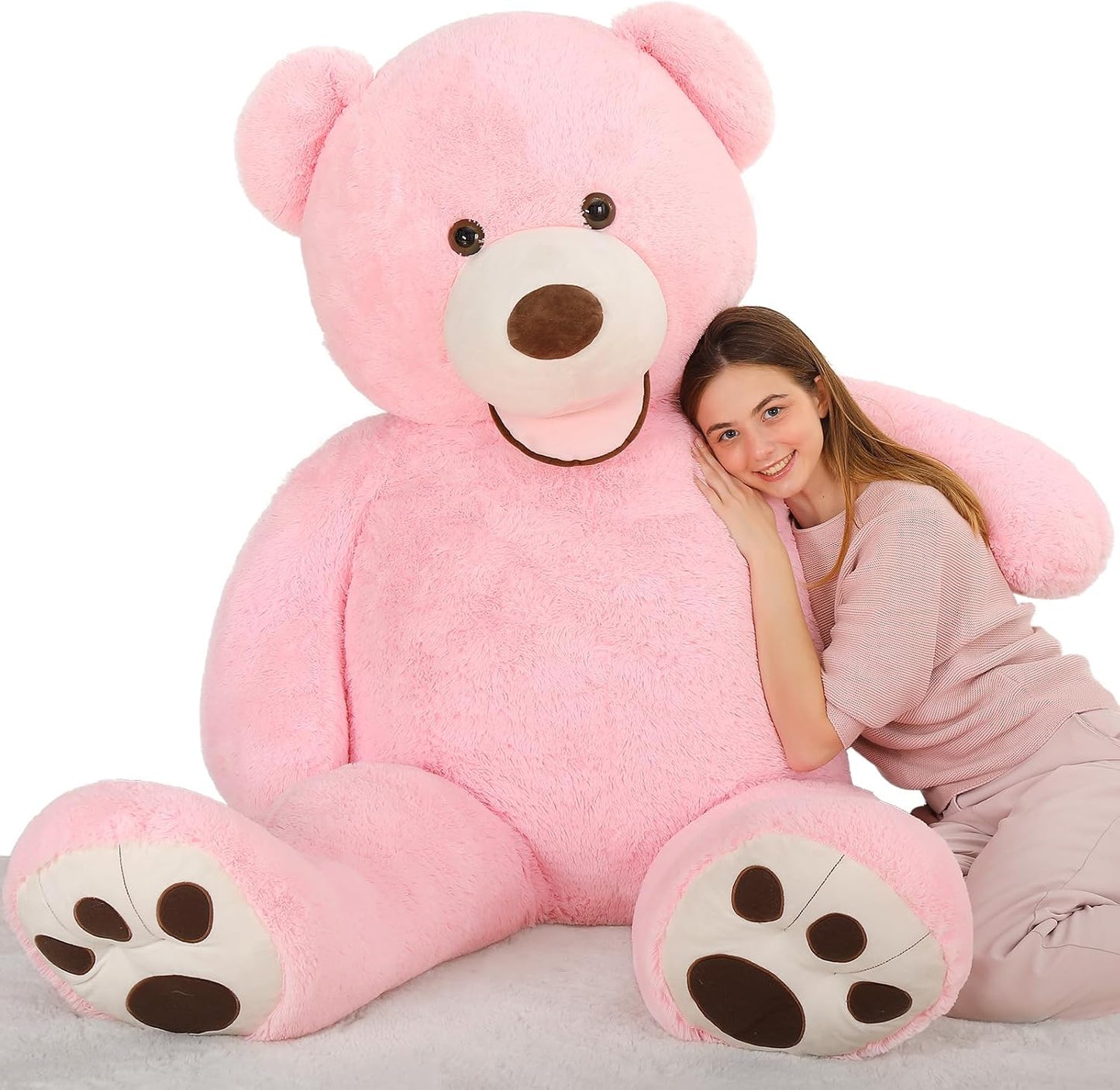 MaoGoLan Oso de Peluche Rosa Gigante de 6 pies - Animal de Peluche,...