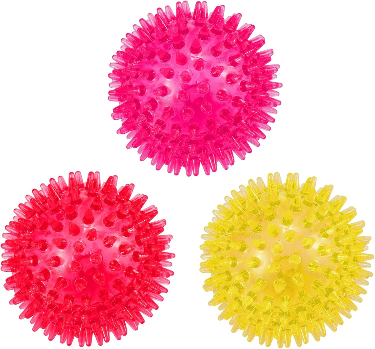 petizer Paquete de 3 bolas chirriantes de juguete para perros de 3....