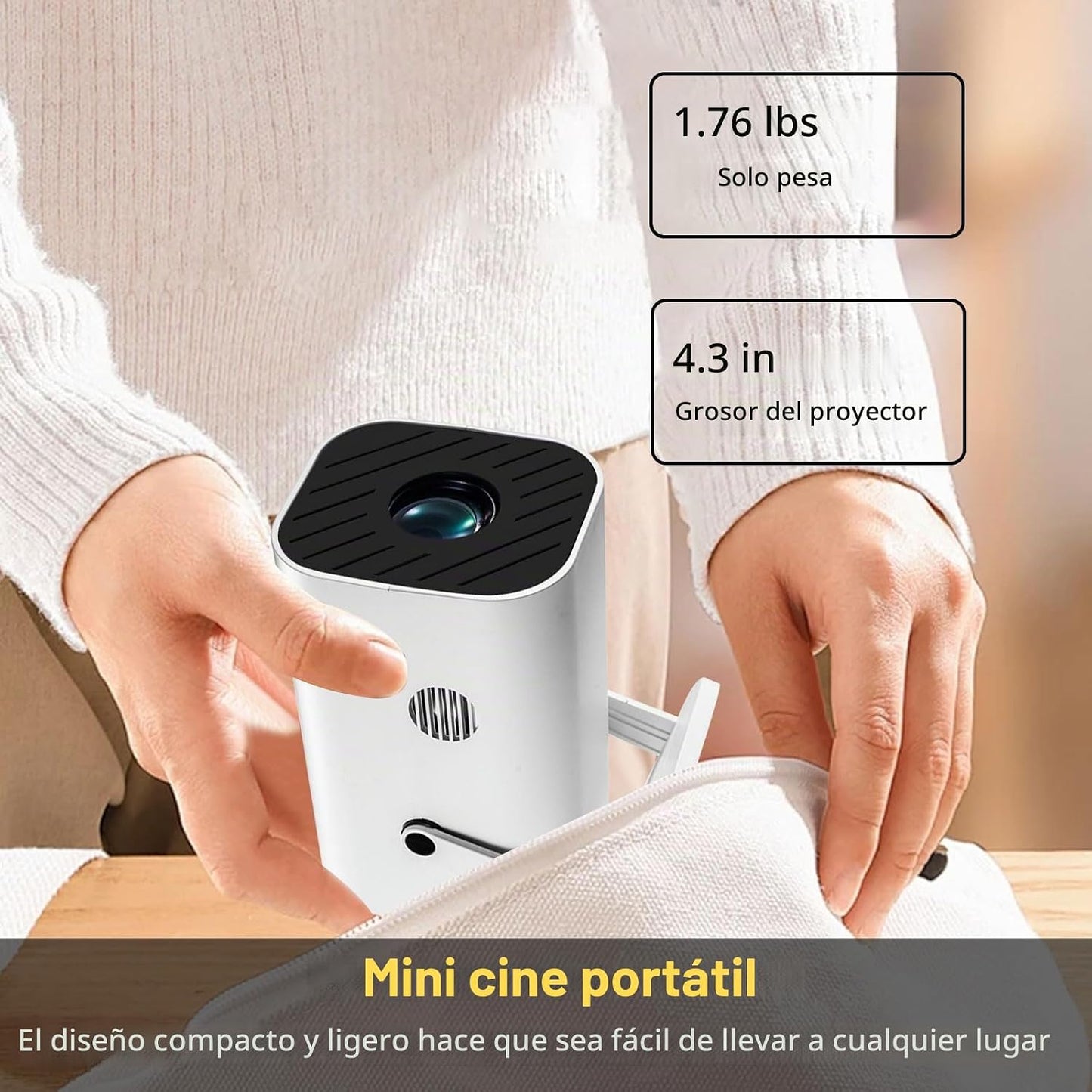Aplicaciones integradas, enfoque eléctrico y rotación de 210°: mini...