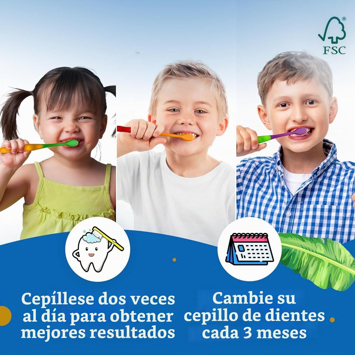 GuruNanda Cepillo de dientes para niños con manteca en las encías -...