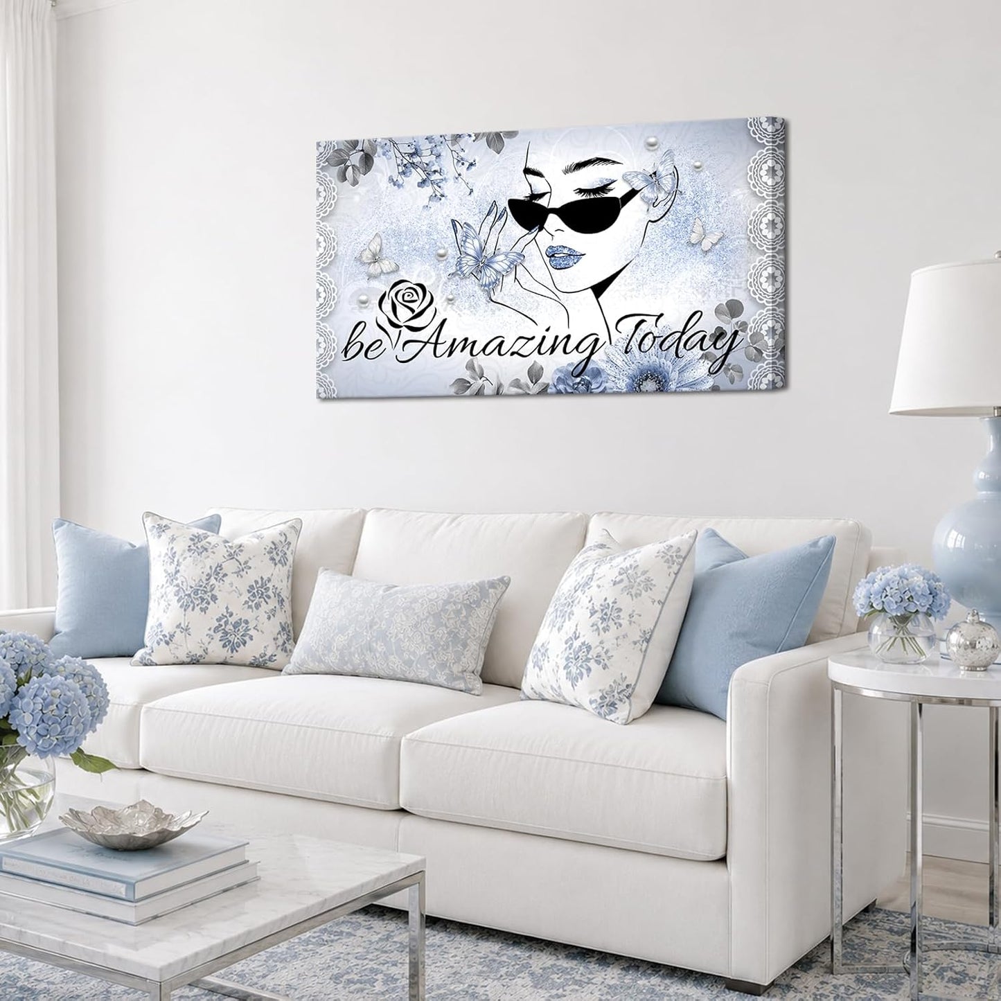 Biuteawal Arte de pared para mujer, citas inspiradoras, impresión a...