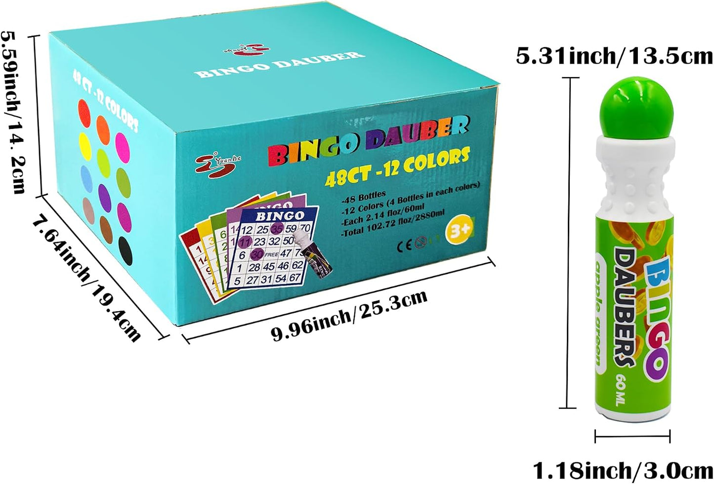 Yuanhe Bingo Daubers - Marcadores de puntos - Panit Dotters Dabbers...