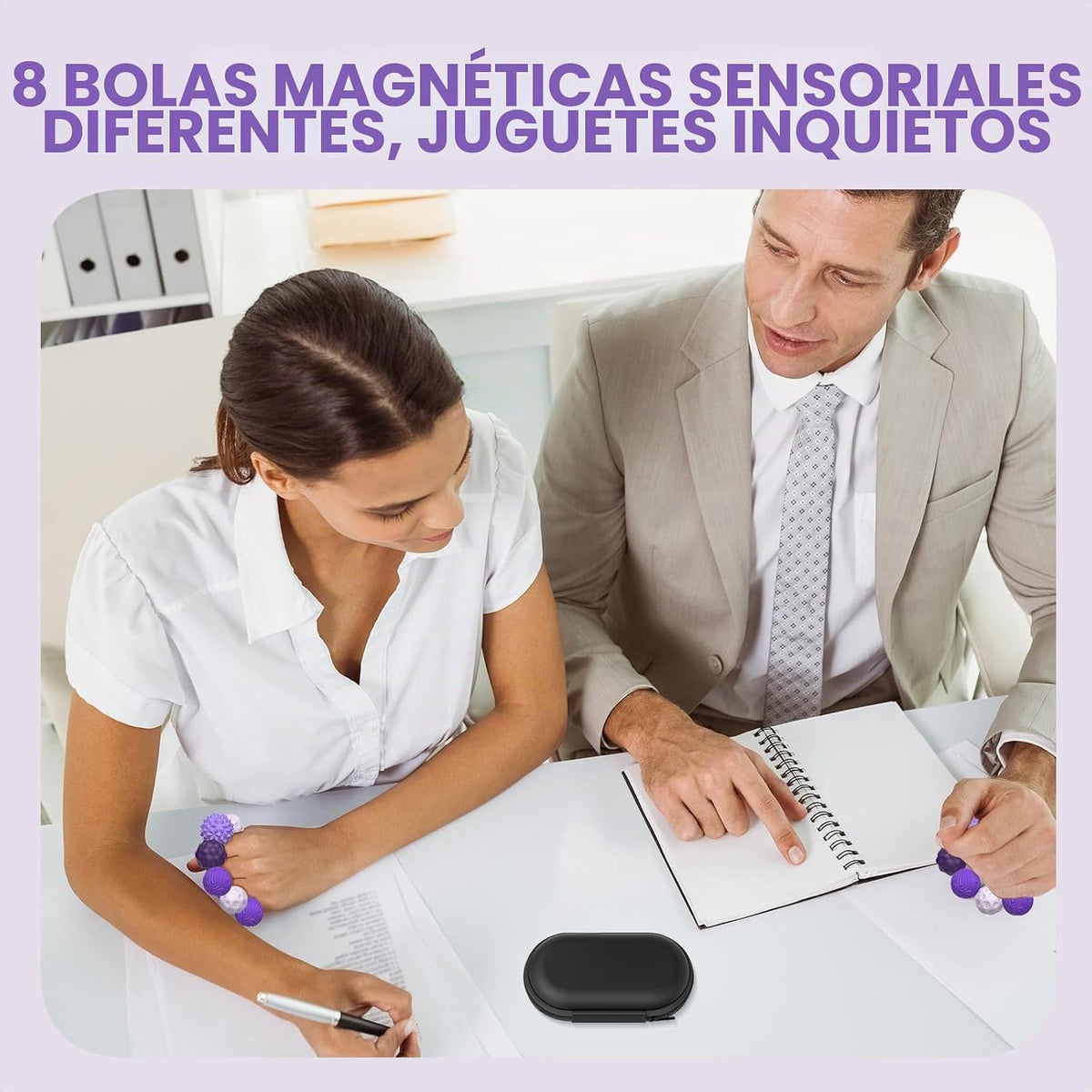 Pelotas magnéticas para adultos y adolescentes, juguetes silencioso...