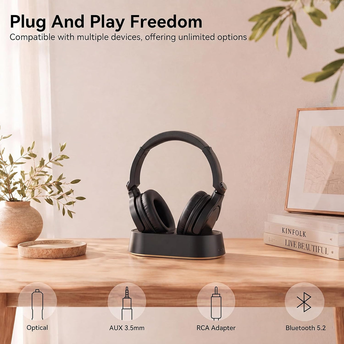 Auriculares inalámbricos para ver televisión, auriculares inalámbri...