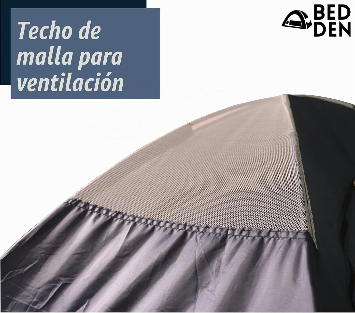 Bed Den - Toldo plegable de privacidad para cama individual XL (79....
