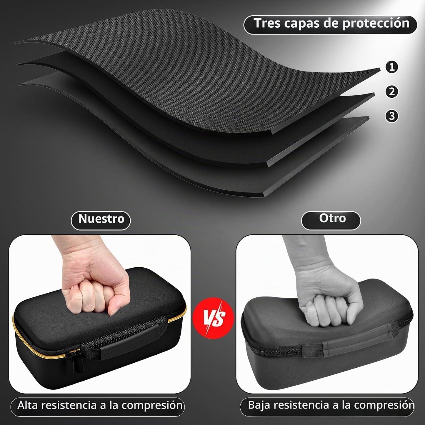 GWCASE Funda de transporte de vapor de viaje y hierro, se adapta a...