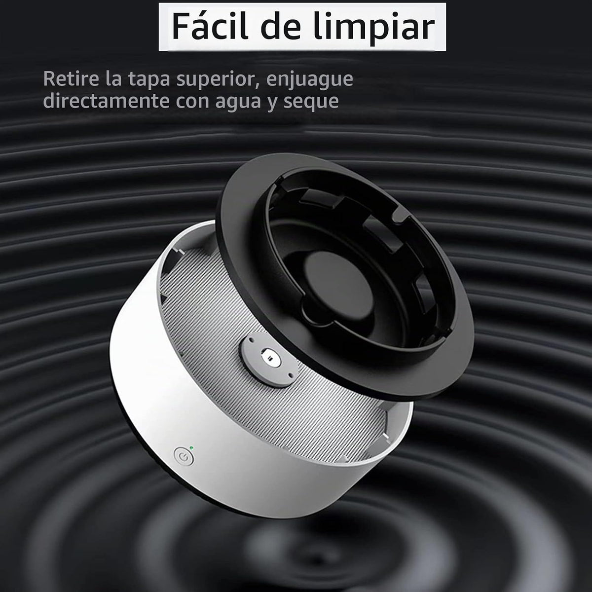 Cenicero interior - Purificador de aire multifuncional sin cenizas...