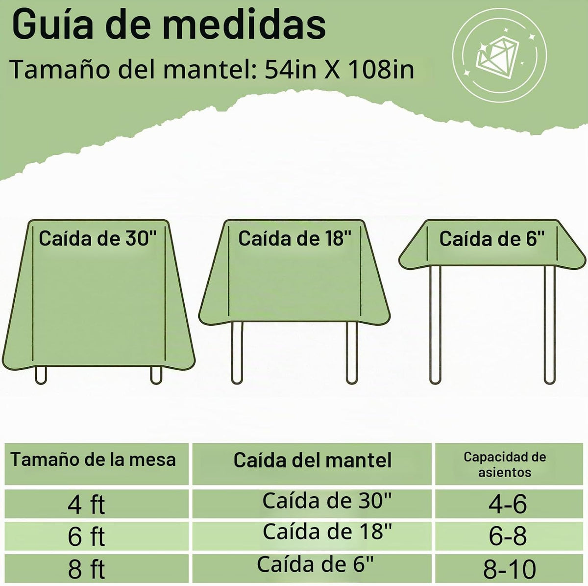 misaya - Paquete de 4 manteles desechables de búfalo, mantel de plá...