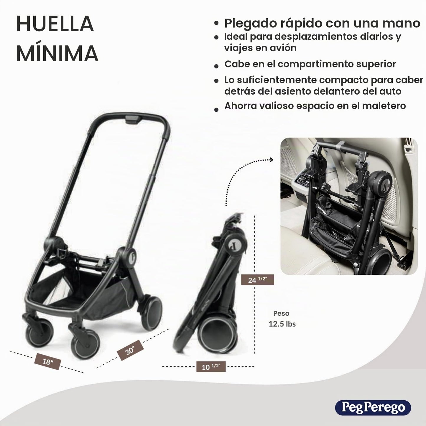 PEG City Loop Frame con Primo Viaggio Urban Mobility Asiento de Coc...