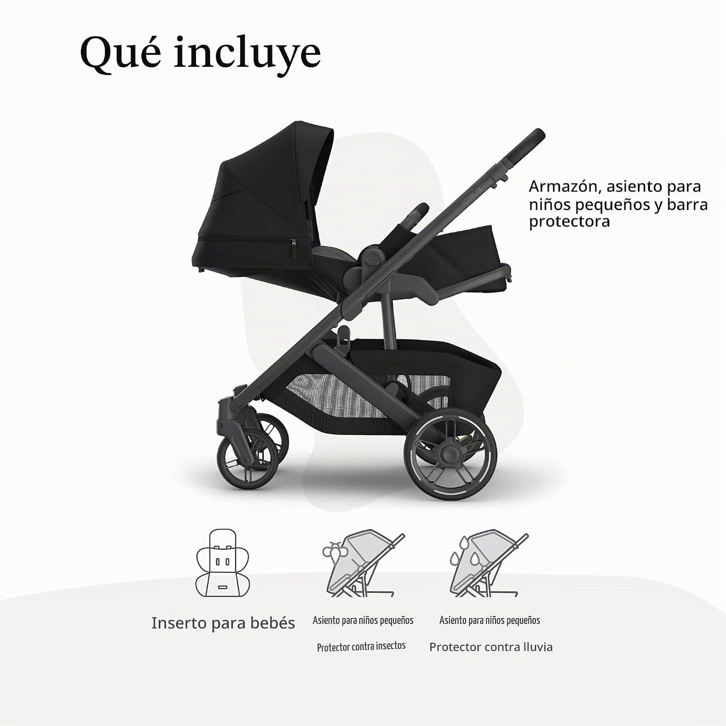 UPPAbaby Cruz V3 tamaño completo, desde el nacimiento, compatible c...