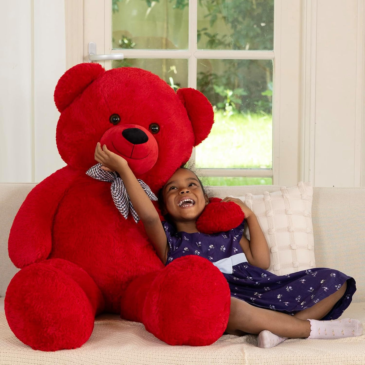 MaoGoLan Oso de Peluche Grande de 55 Pulgadas, Oso de Peluche de Ta...