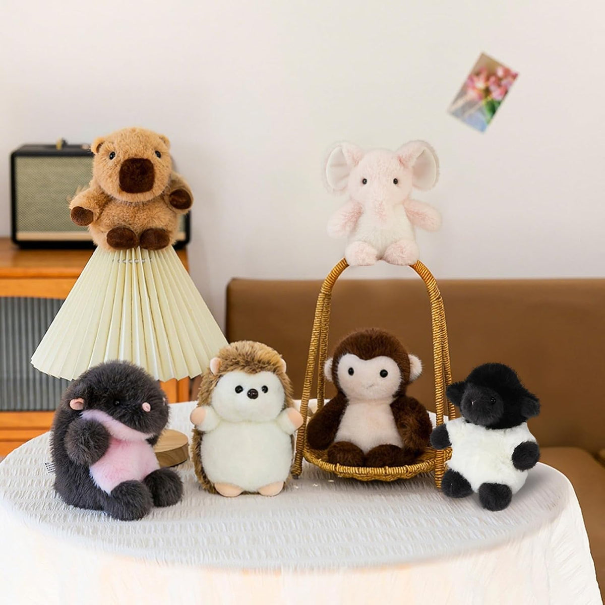 ABEARCAR Capybara de peluche suave lindos animales de peluche de 15...