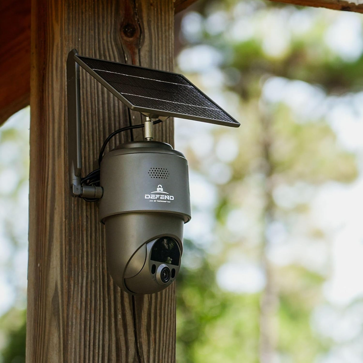 Cámara de seguridad celular TACTACAM Defend 360, energía solar, sin...