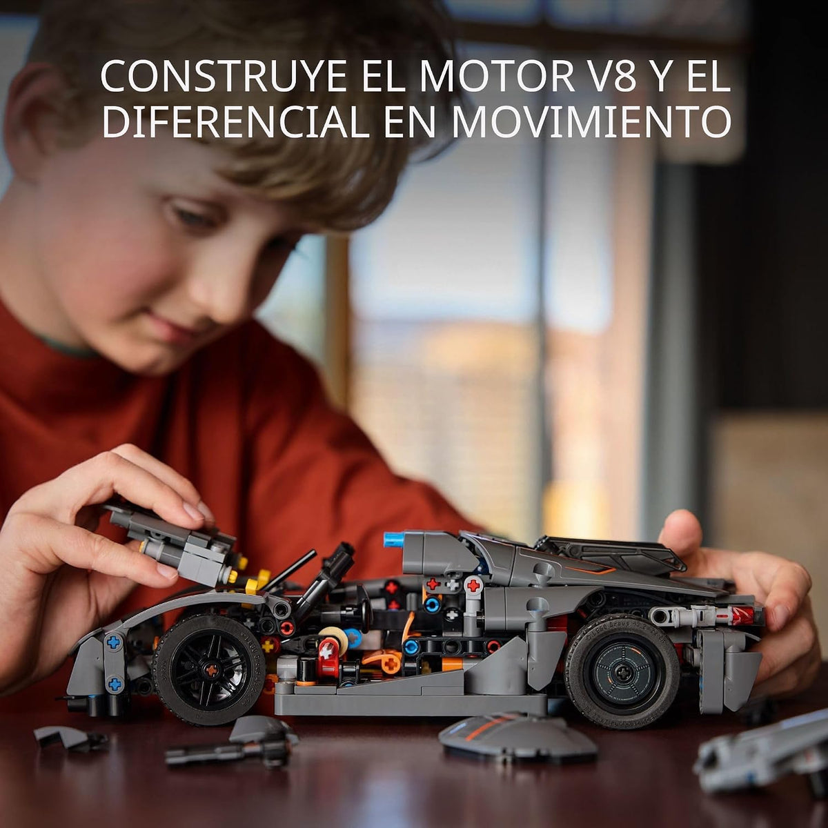 LEGO Technic Koenigsegg Jesko Absolut - Hiperauto gris, juego de co...