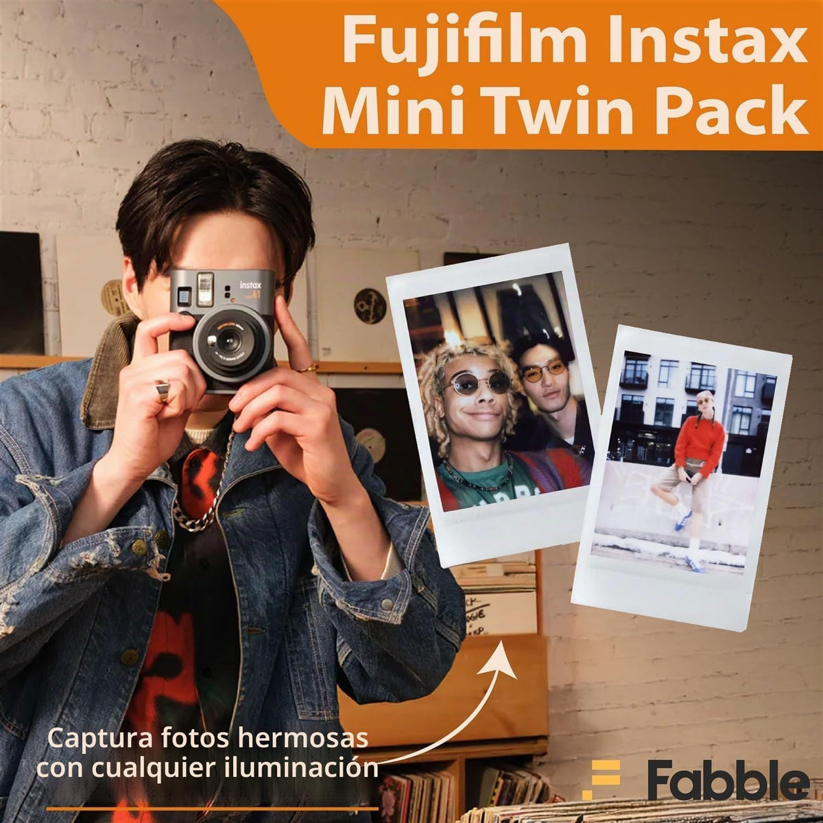 Fujifilm Instax Mini 41 Paquete de cámara de película instantánea c...
