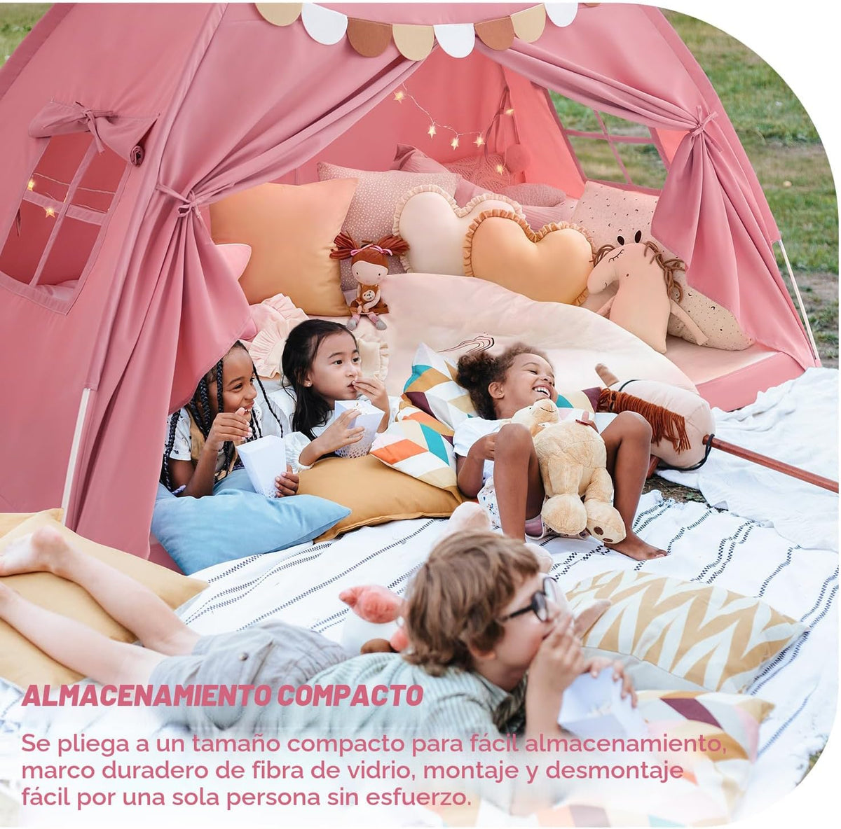 Tienda de campaña para cama individual, toldo para niños y niñas, t...