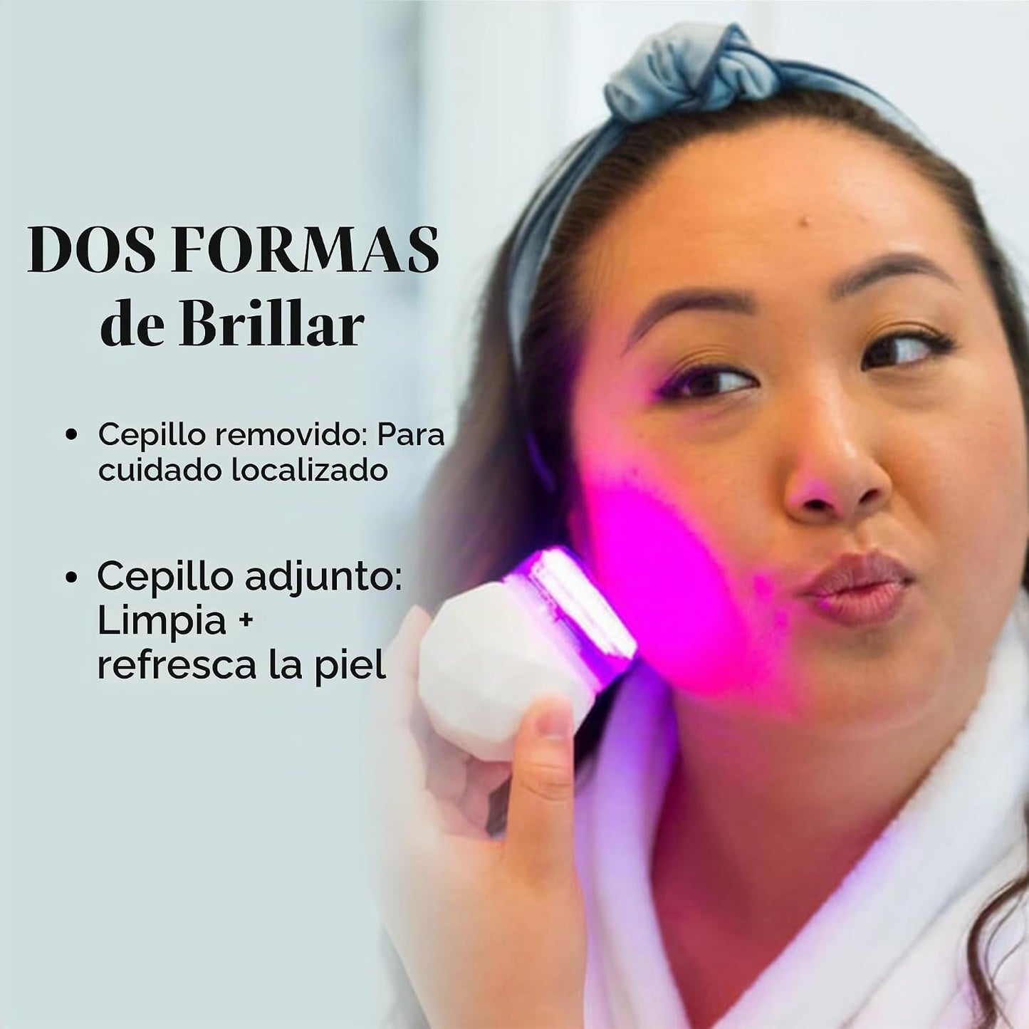 reVive Light Therapy Soniqué Mini limpiador para acné, funciona con...