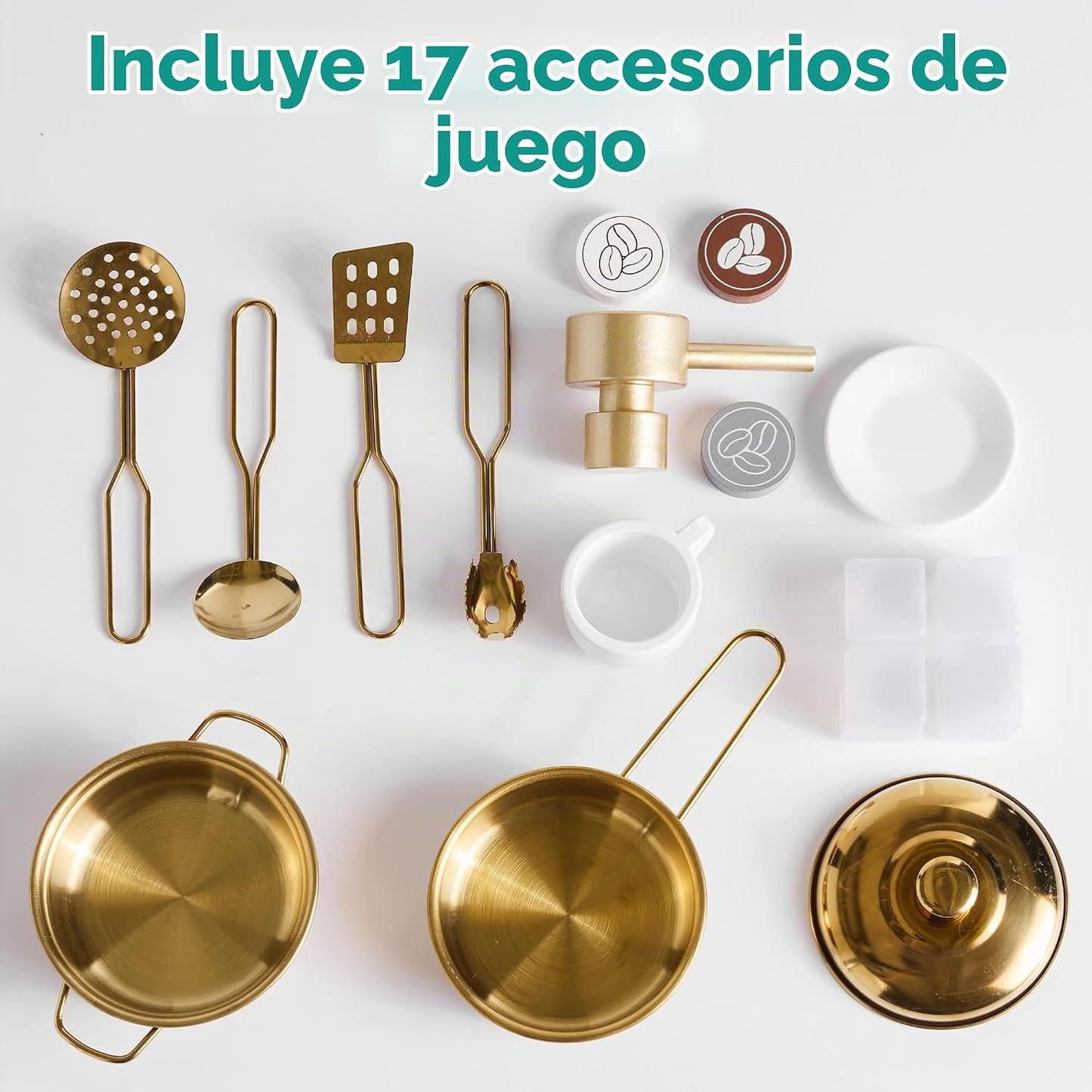 Best Choice Products Juego de cocina para niños y niños pequeños, j...
