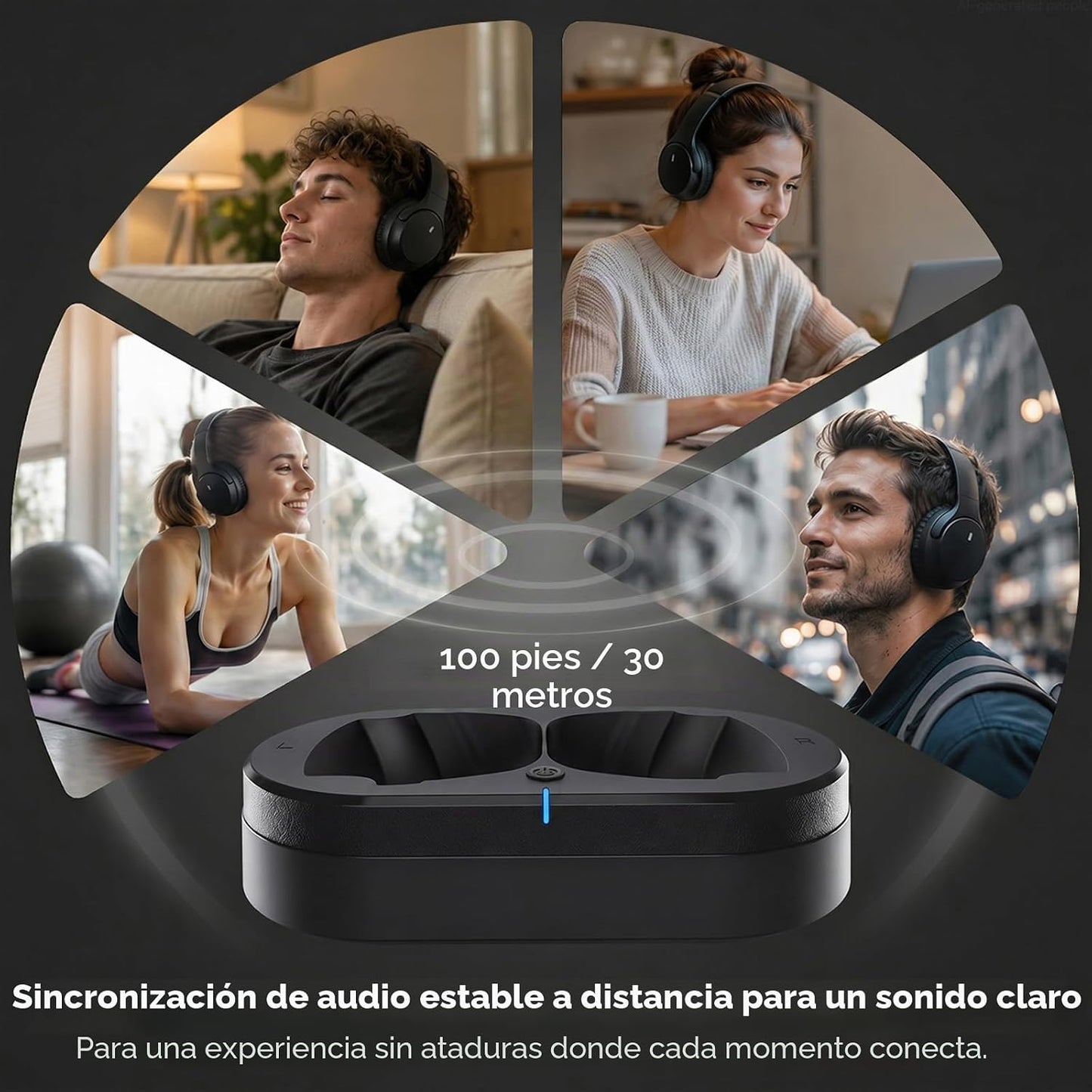 Auriculares inalámbricos para ver televisión, auriculares inalámbri...