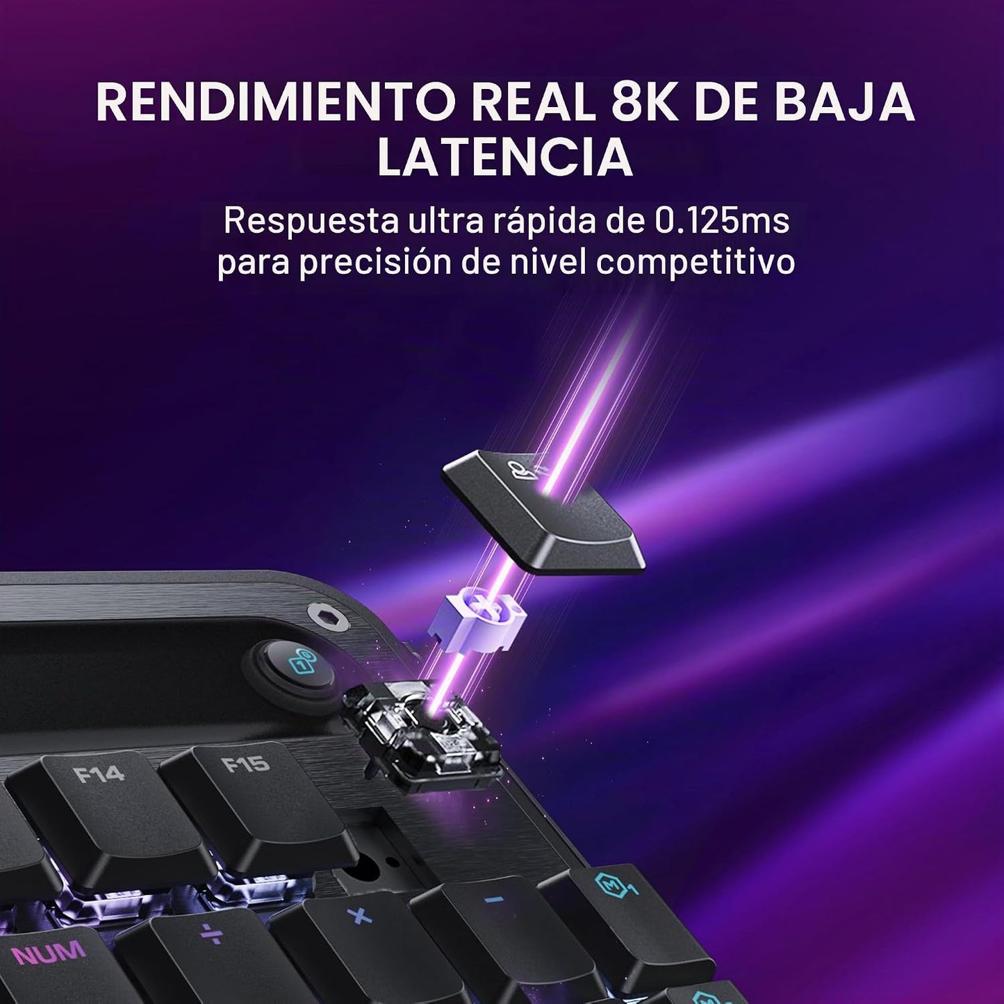 Turtle Beach Command Series KP7 - Teclado para juegos - Diseño prog...