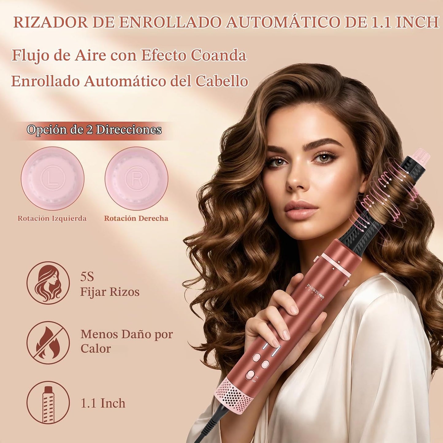 MaxAir 2.0 7 en 1 Juego de cepillos para secador de pelo de doble v...