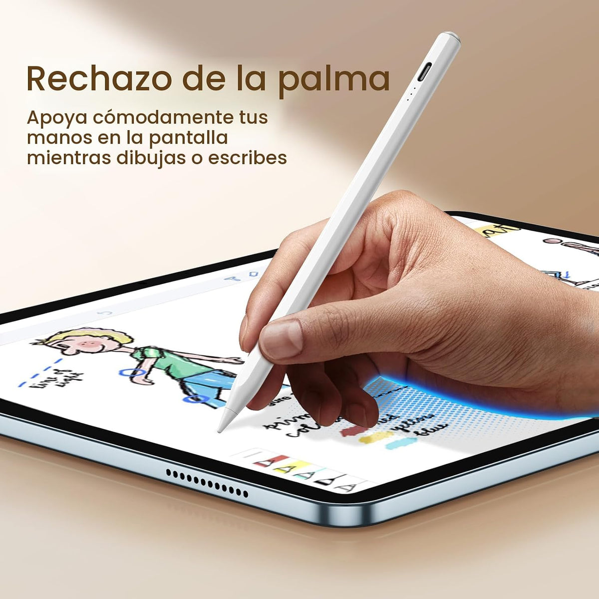 Hastraith Lápiz capacitivo para iPad (2018-2025) - Carga rápida de...