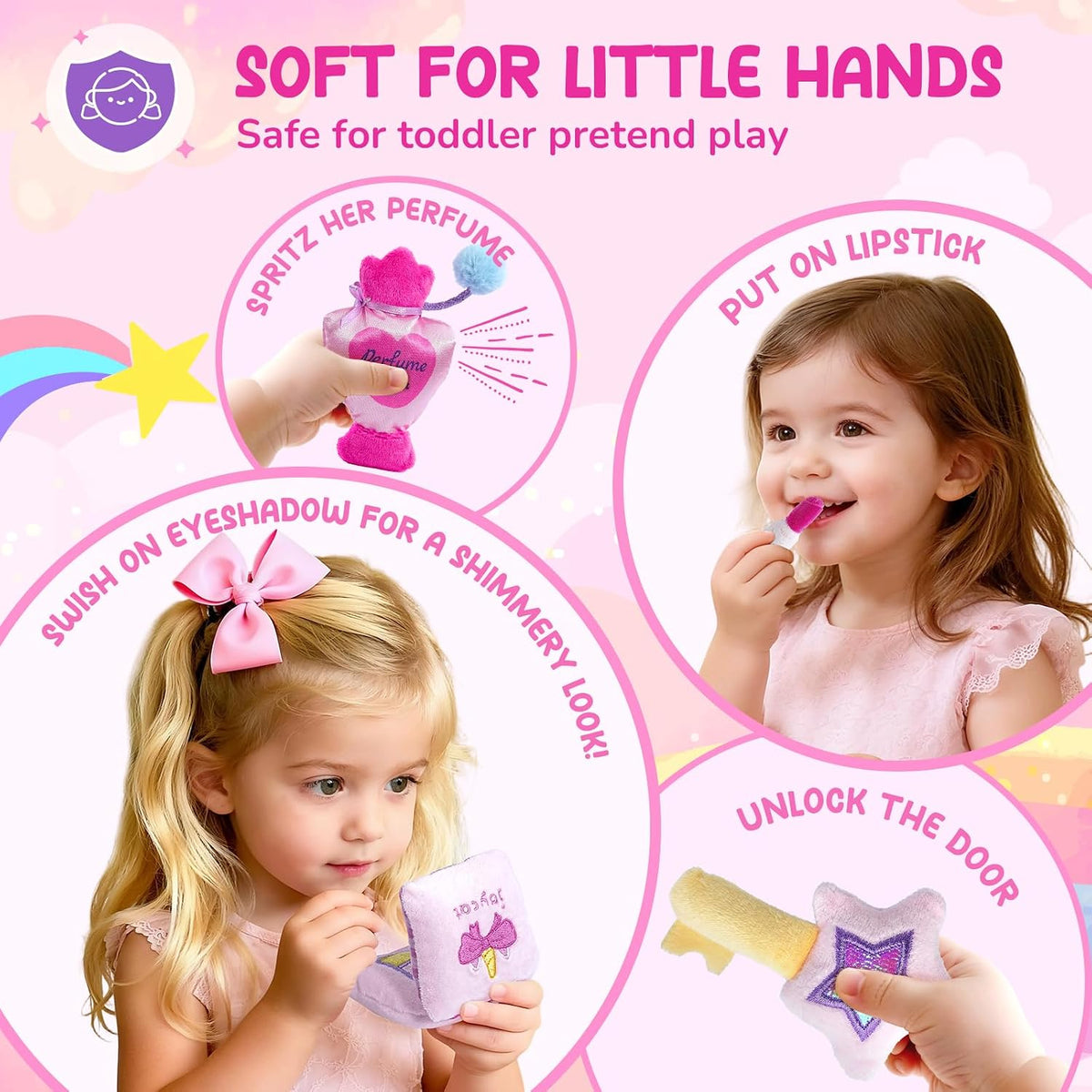 JoyCat Juguetes para Niñas Pequeñas de 1-3 Años, Mi Primer Bolso Ni...