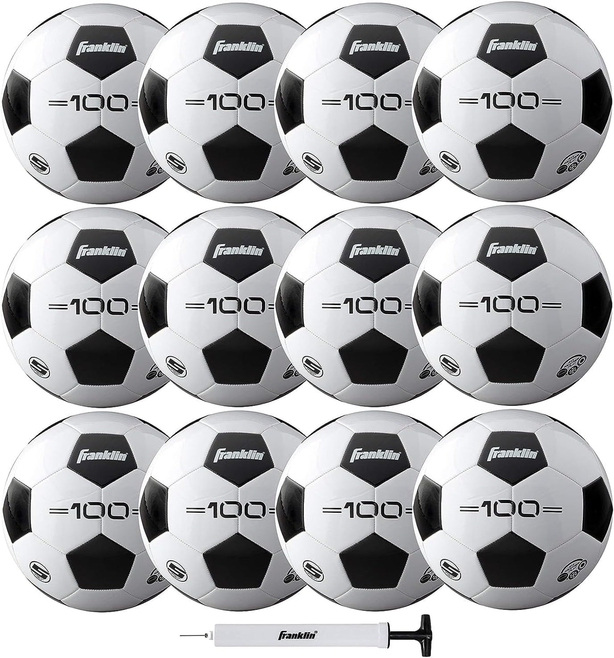 Franklin Sports - Pelotas de fútbol para jóvenes y adultos - Tamaño...