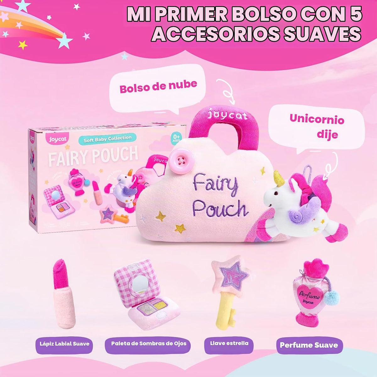 JoyCat Juguetes para Niñas Pequeñas de 1-3 Años, Mi Primer Bolso Ni...